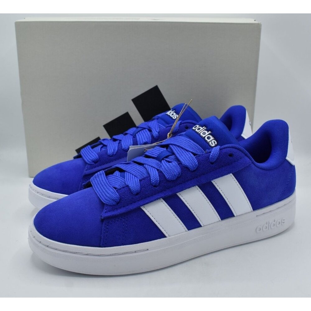 Adidas Mens Size 10 Grand Court Alpha 00s Blue White Casual Sneakers Shoes